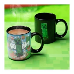 Minecraft Creeper hőre változó bögre