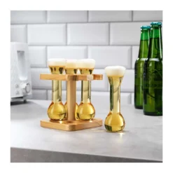 Mini Yards of Ale Set sörös pohár szett állvánnyal