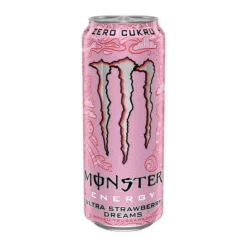 Monster Energy Ultra Strawberry Dreams eper ízű cukormentes Energiaital 500ml – 2. kép