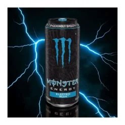 Monster Energy USA Electric Blue energiaital cukorral és édesítőszerekkel 473ml – 2. kép