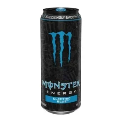 Monster Energy USA Electric Blue energiaital cukorral és édesítőszerekkel 473ml – 3. kép
