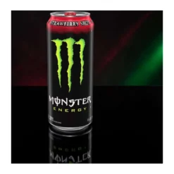 Monster Energy USA Strawberry Shot energiaital 473ml – 3. kép