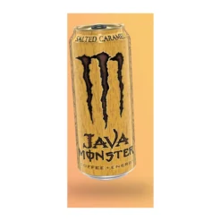 Monster Java Salted Caramel sós karamellás kávé cukorral és édesítőszerrel 444ml