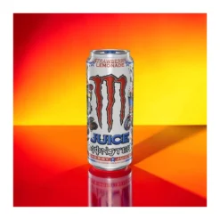 Monster USA Energy Juice Strawberry Lemonade energiaital cukorral és édesítőszerrel 473ml – 3. kép