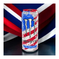 Monster USA Energy Ultra Red White & Blue Razz energiaital édesítőszerekkel 473ml