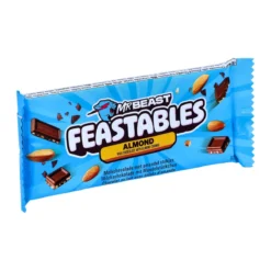 MrBeast Feastables Almond Chocolate mandulás tejcsokoládé 60g – 3. kép