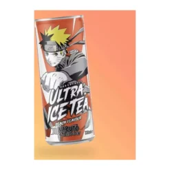 UltraPop Naruto Shippuden Ultra Ice Tea Peach őszibarack ízű jeges tea 330ml