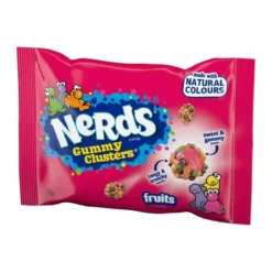 Nerds Gummy Clusters Fruits gyümölcsös gumicukor ropogós cukor kéreggel 45g