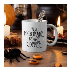 Nightmare Before Coffee fehér bögre
