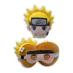 Összecsukható Naruto utazó nyakpárna szemtakaróval