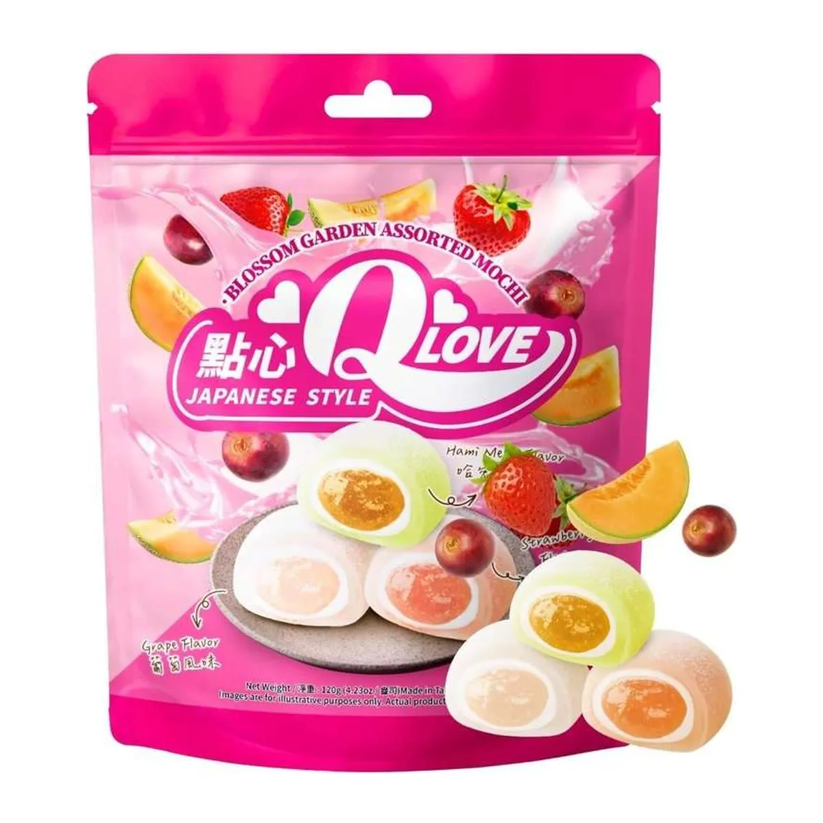 QLove Blossom Mixed Mochi Garden vegyes mochi 120g