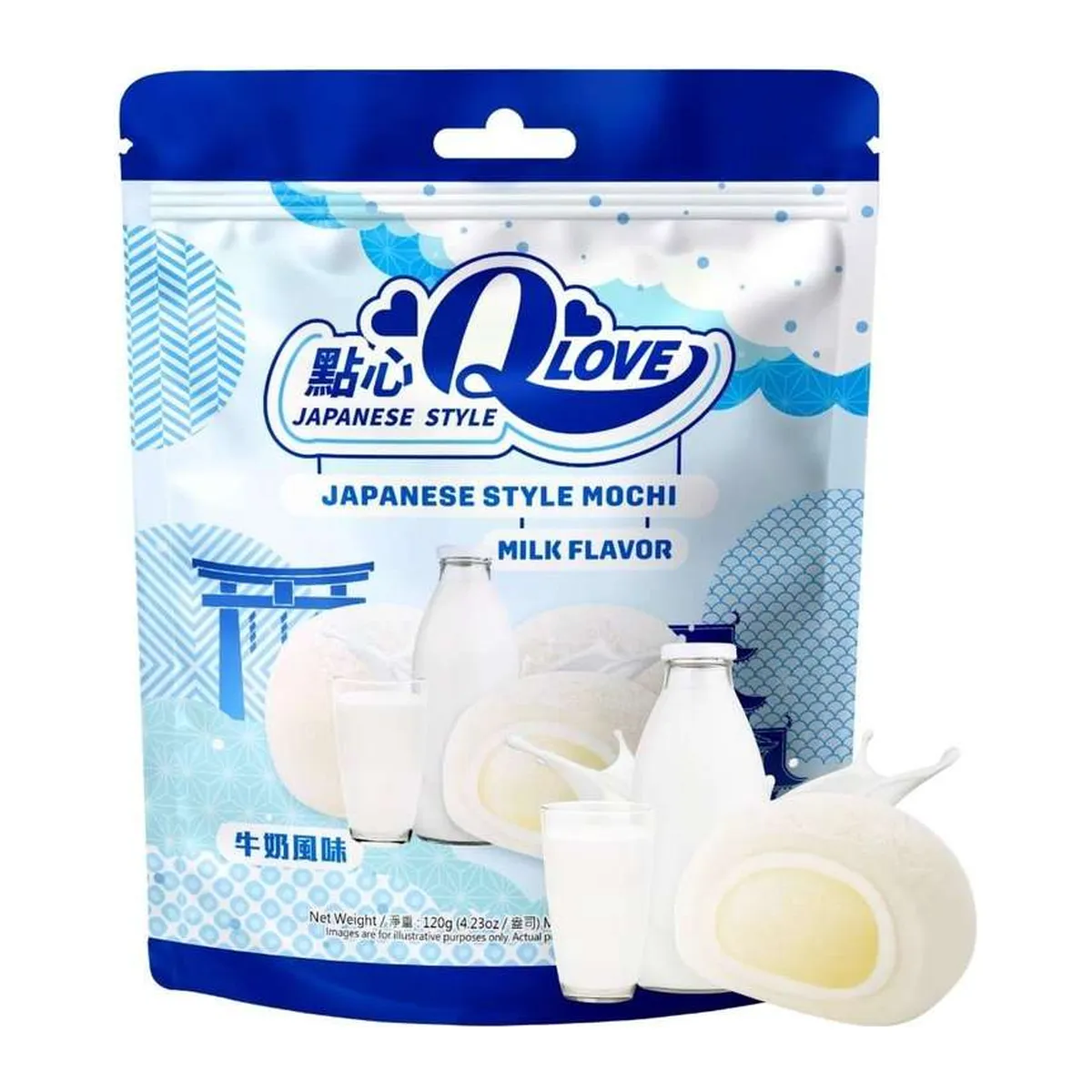 QLove Milk Traditional Mochi 120g