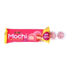 Royal Family Mochi Mini Strawberry CheeseCake Snack Pack epres sajttorta ízű mini mochi 40g – 2. kép