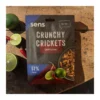 Sens Crunchy Crickets Chili és Lime ízű ropogós tücsök snack 16g