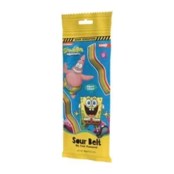 Sparkles Sour Belts - Savanyú gumiszíj 75g - Spongyabob