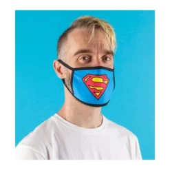 Superman logós arcmaszk (2db)