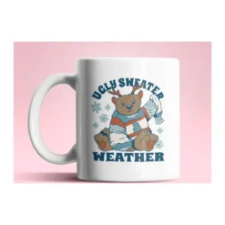 Sweater Weather macis fehér bögre