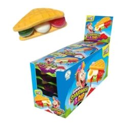 Sweet Flash Gummy Sandwich and Dip szendvics formájú gumicukor 42g