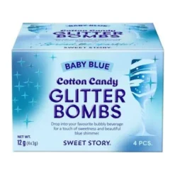 Sweet Story Glitter Bomb Vattacukor Csillámbomba – Babakék (Baby Blue)