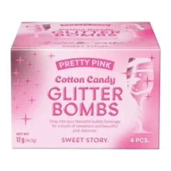 Sweet Story Glitter Bomb Vattacukor Csillámbomba - Bájos Rózsaszín (Pretty Pink)