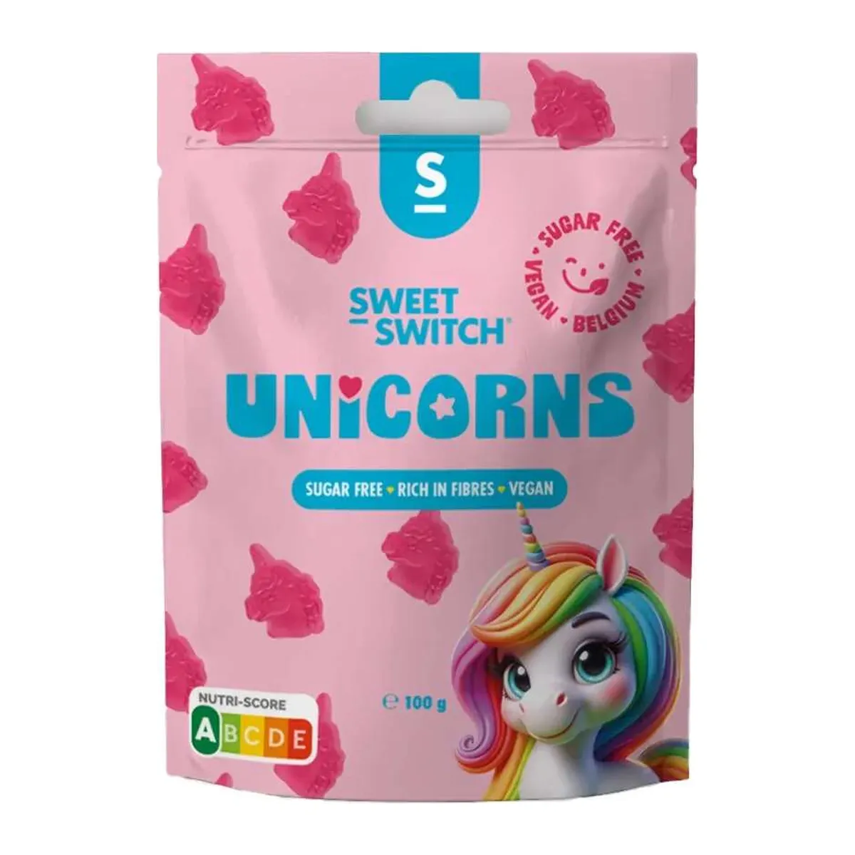 Sweet-Switch Unicornis alakú cukormentes gumicukor 100g