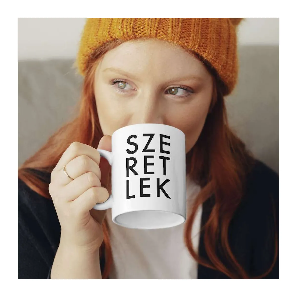 Szeretlek fehér bögre – 3. kép
