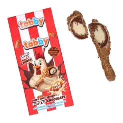 Tabby Chicken Chocolate csirkecomb alakú krémmel töltött csokoládé 50g – 3. kép