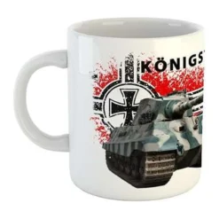 Tankfan Königstiger bögre – 2. kép