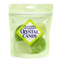 Toppie Crystal Candy Emerald Lychee ízű cukor 80g – 2. kép