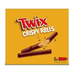 Twix Milk Chocolate Crispy Rolls Snack multipack 112g