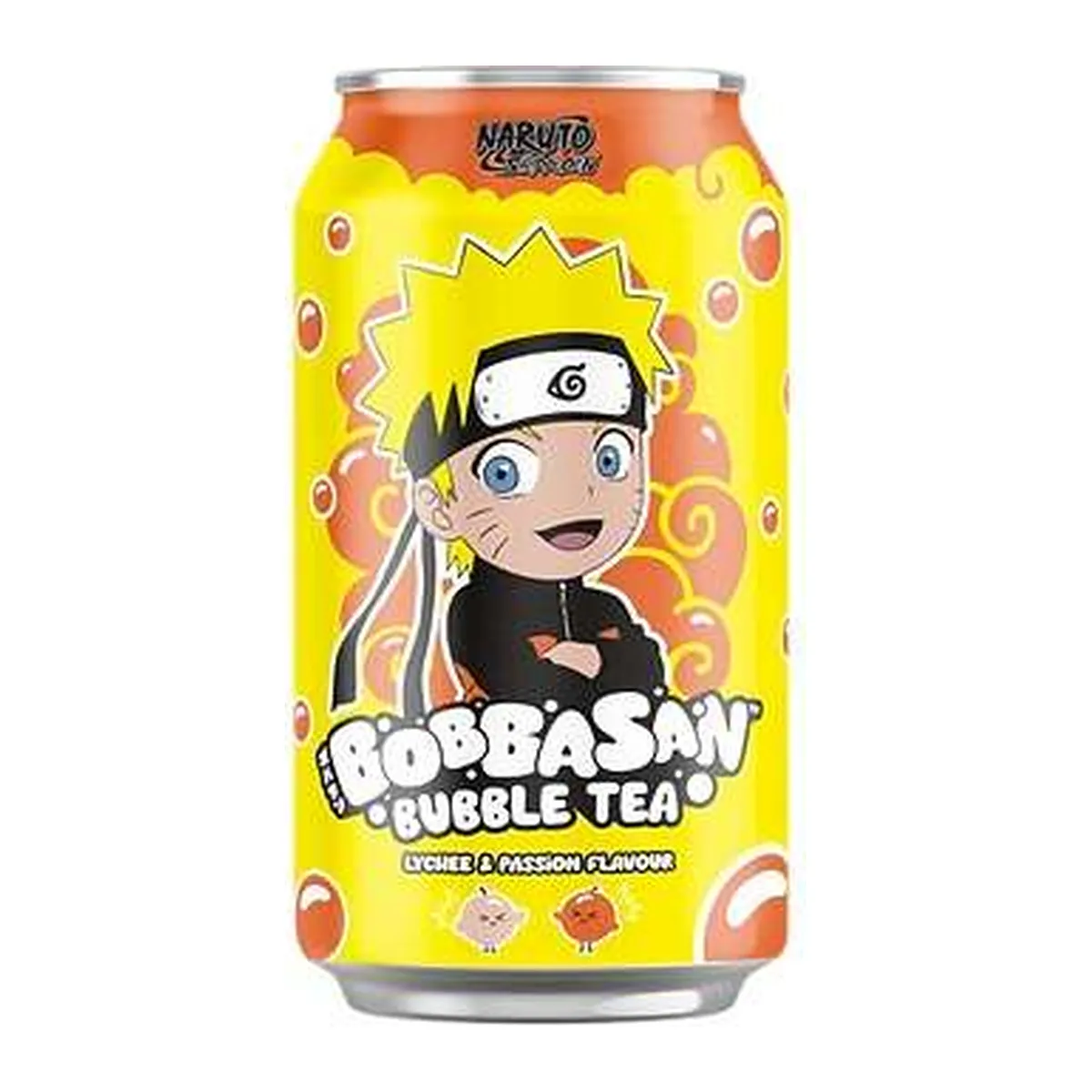 UltraPop Bobbasan Naruto Bubble Tea licsi és maracuja ízű ital 320ml
