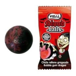 Vidal Blood Balls Gum Vámpír rágó savanykás töltelékkel 10db x 5g