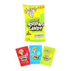 Warheads Sour Popping Candy 3 Pack savanyú robbanócukor csomag 21g
