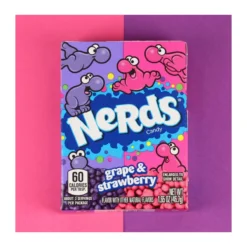 Wonka Nerds Grape and Strawberry szőlős-epres cukorka 47g